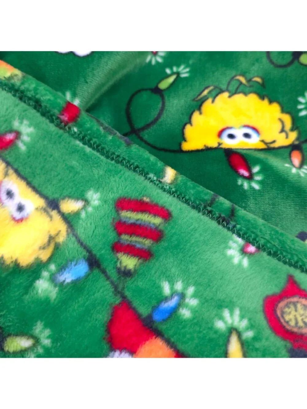 Sesame Street Christmas Decorative Plush Throw Blanket 50x70
